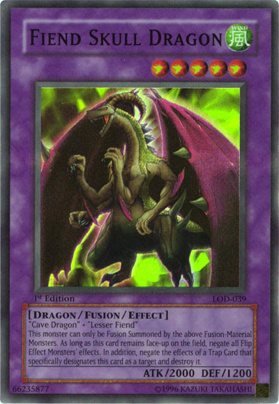 Fiend Skull Dragon [LOD-039] Super Rare | The Time Vault CA