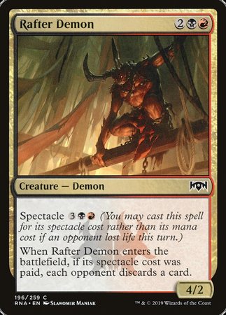 Rafter Demon [Ravnica Allegiance] | The Time Vault CA