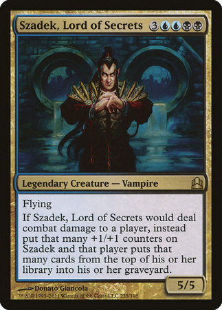 Szadek, Lord of Secrets [Commander 2011] | The Time Vault CA