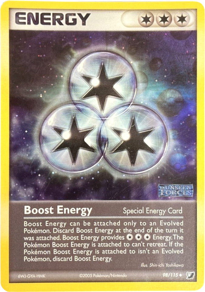 Boost Energy (98/115) (Stamped) [EX: Unseen Forces] | The Time Vault CA