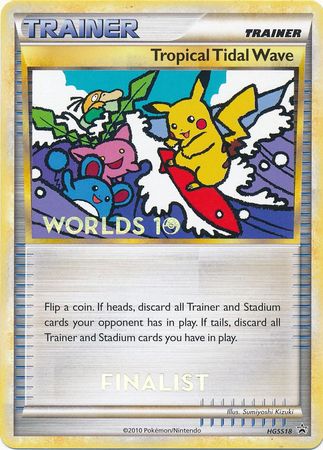 Tropical Tidal Wave (HGSS18) (Finalist) [HeartGold & SoulSilver: Black Star Promos] | The Time Vault CA