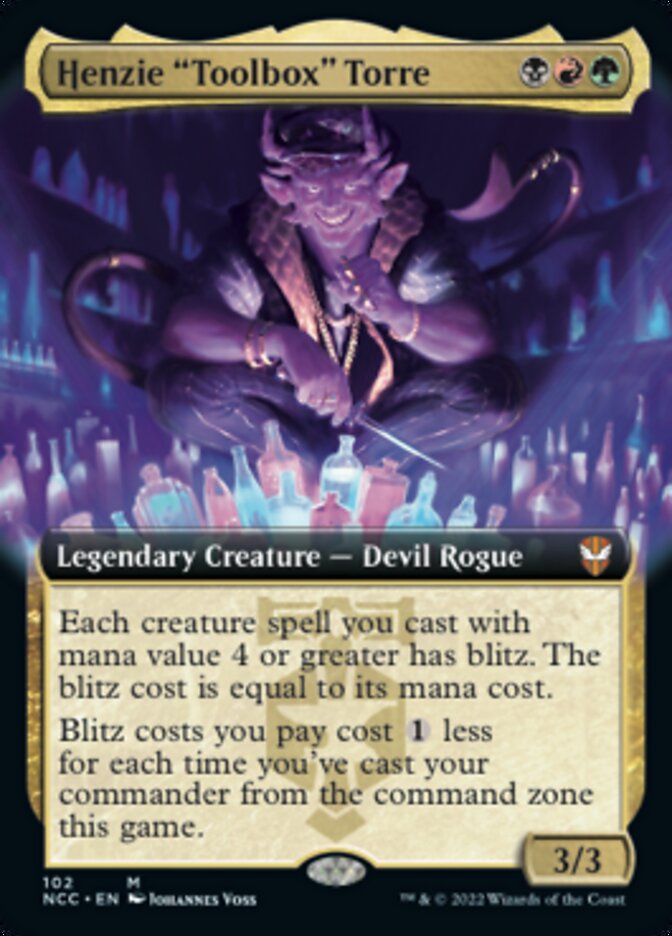 Henzie "Toolbox" Torre (Extended Art) [Streets of New Capenna Commander] | The Time Vault CA