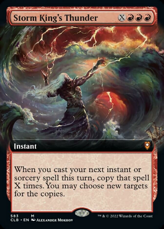 Storm King's Thunder (Extended Art) [Commander Legends: Battle for Baldur's Gate] | The Time Vault CA