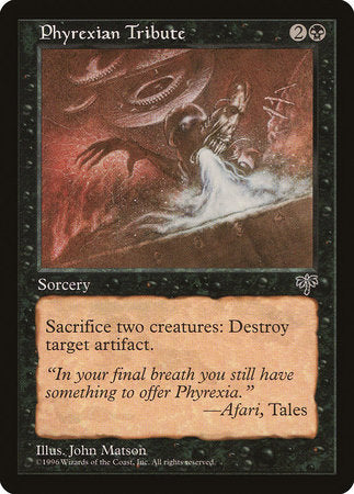 Phyrexian Tribute [Mirage] | The Time Vault CA