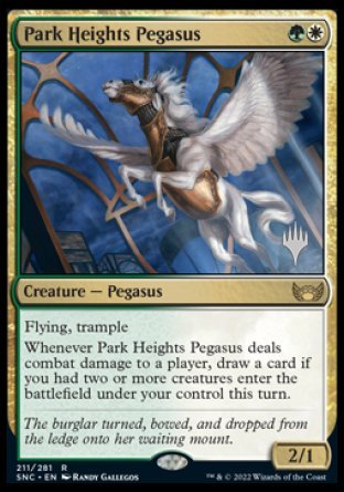 Park Heights Pegasus (Promo Pack) [Streets of New Capenna Promos] | The Time Vault CA