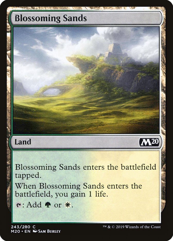 Blossoming Sands [Core Set 2020] | The Time Vault CA