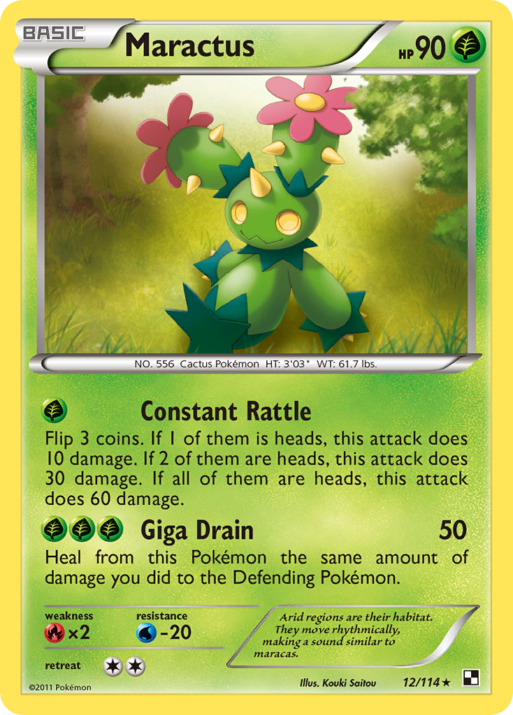 Maractus (12/114) [Black & White: Base Set] | The Time Vault CA