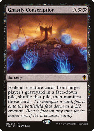 Ghastly Conscription [Commander 2016] | The Time Vault CA