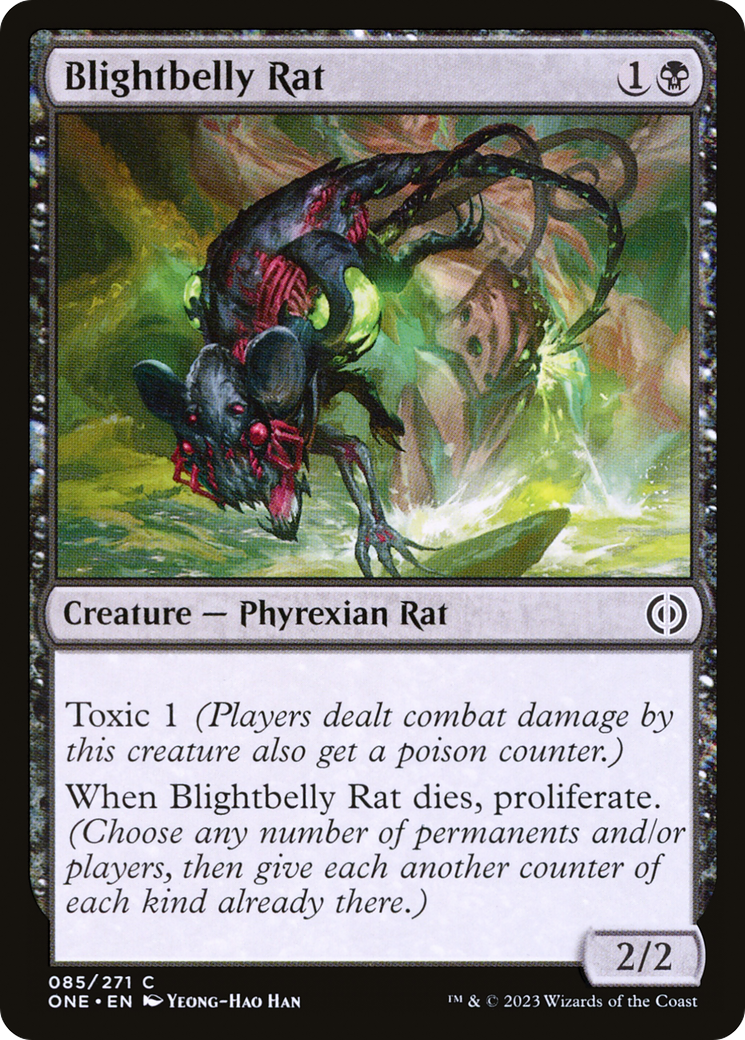 Blightbelly Rat [Phyrexia: All Will Be One] | The Time Vault CA