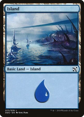 Island (73) [Duel Decks: Elves vs. Inventors] | The Time Vault CA