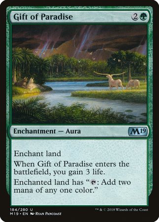 Gift of Paradise [Core Set 2019] | The Time Vault CA