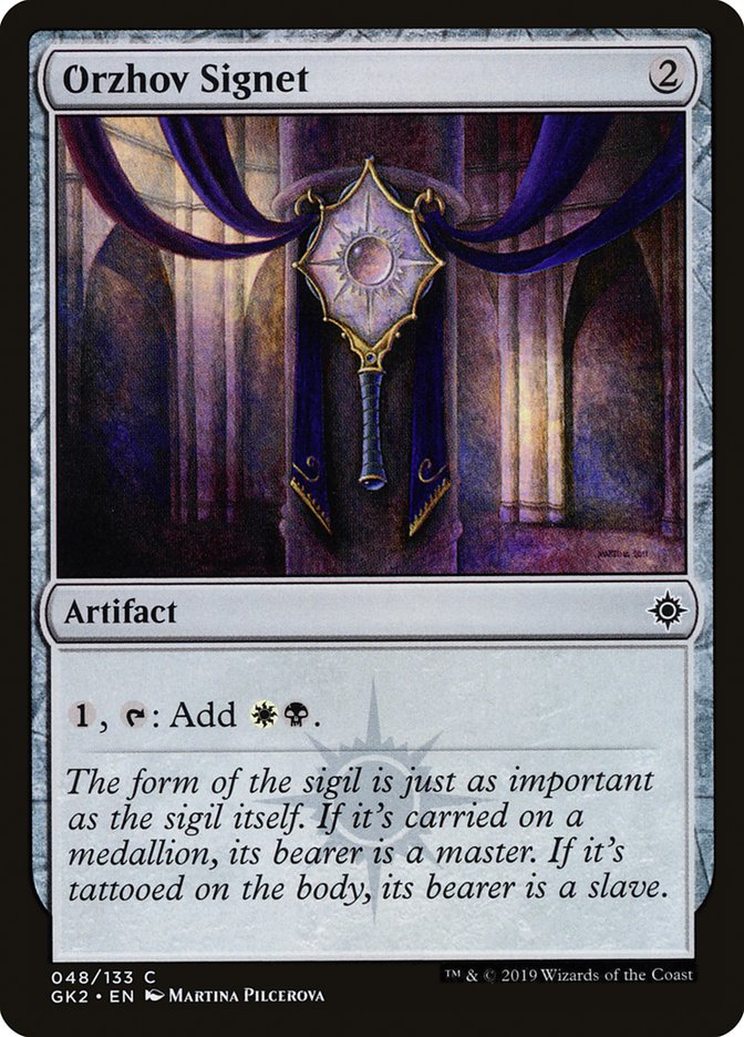 Orzhov Signet [Ravnica Allegiance Guild Kit] | The Time Vault CA