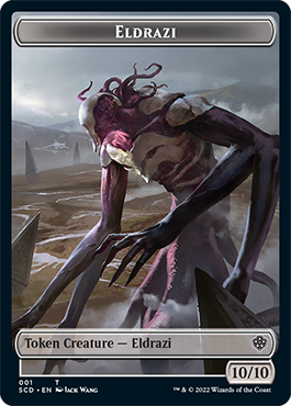 Eldrazi // Soldier Double-Sided Token [Starter Commander Decks] | The Time Vault CA