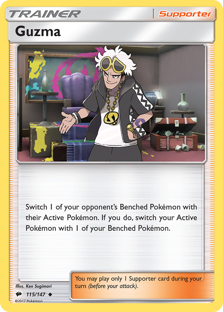 Guzma (115/147) [Sun & Moon: Burning Shadows] | The Time Vault CA