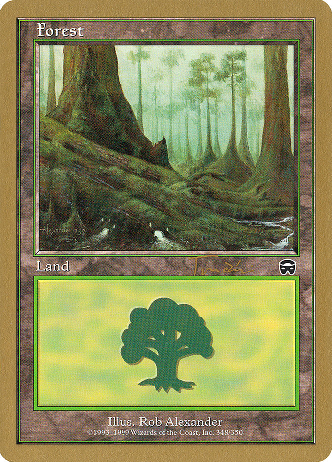 Forest (jt348) (Jan Tomcani) [World Championship Decks 2001] | The Time Vault CA