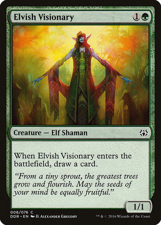 Elvish Visionary [Duel Decks: Nissa vs. Ob Nixilis] | The Time Vault CA