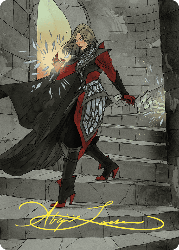 Rowan, Scion of War Art Card (59/81) (Gold-Stamped Signature) [Wilds of Eldraine Art Series] | The Time Vault CA