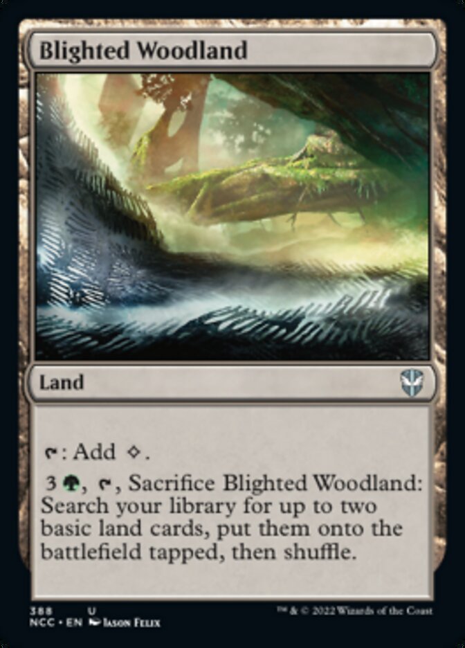 Blighted Woodland [Streets of New Capenna Commander] | The Time Vault CA