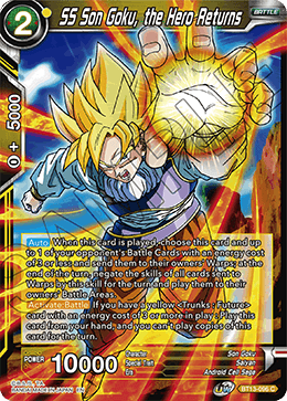SS Son Goku, the Hero Returns (Common) [BT13-096] | The Time Vault CA
