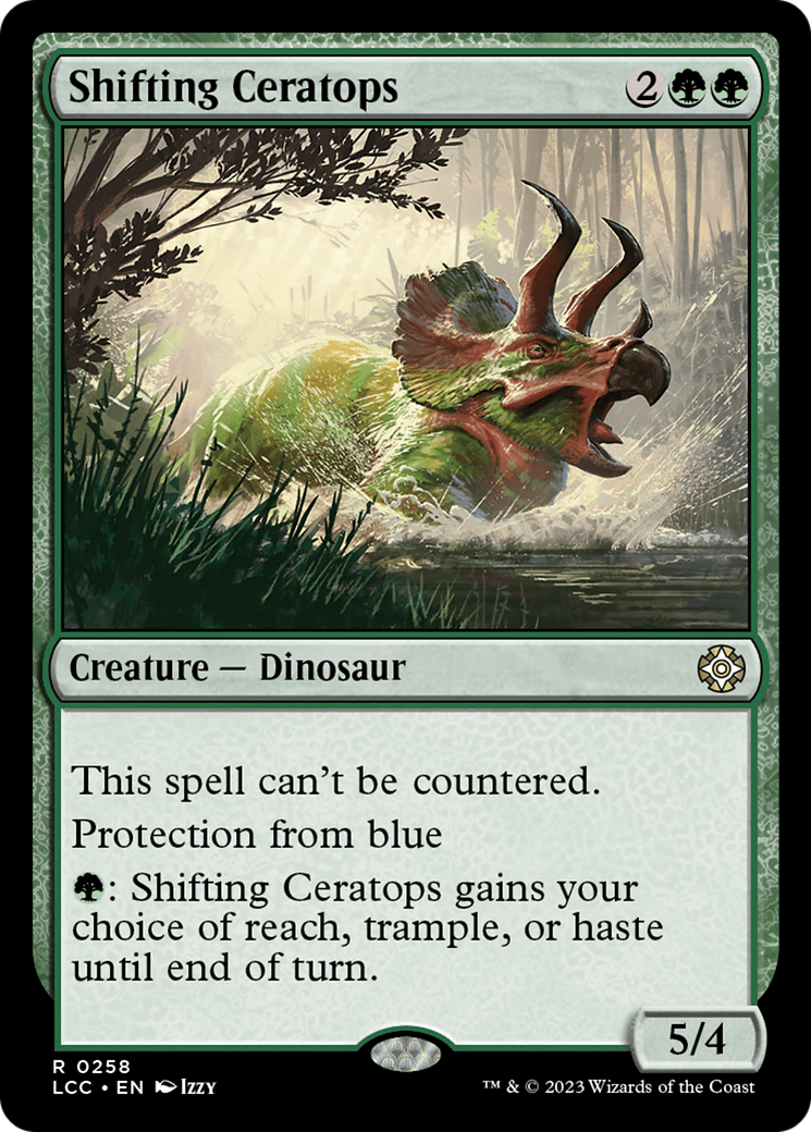 Shifting Ceratops [The Lost Caverns of Ixalan Commander] | The Time Vault CA