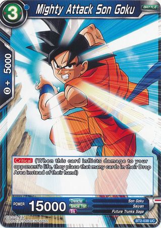 Mighty Attack Son Goku (BT2-038) [Union Force] | The Time Vault CA