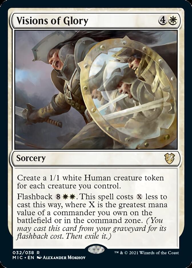 Visions of Glory [Innistrad: Midnight Hunt Commander] | The Time Vault CA