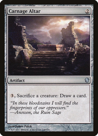Carnage Altar [Commander 2013] | The Time Vault CA
