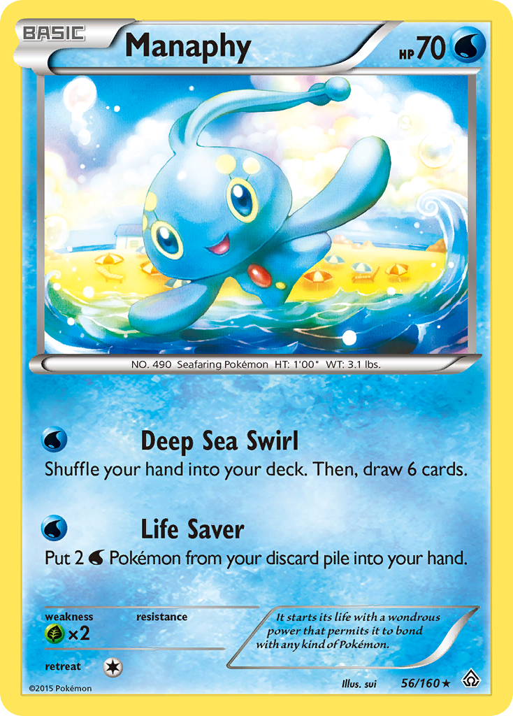 Manaphy (56/160) [XY: Primal Clash] | The Time Vault CA