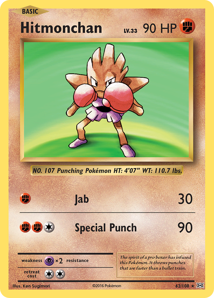 Hitmonchan (62/108) [XY: Evolutions] | The Time Vault CA