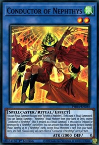 Conductor of Nephthys [PHRA-EN030] Super Rare | The Time Vault CA