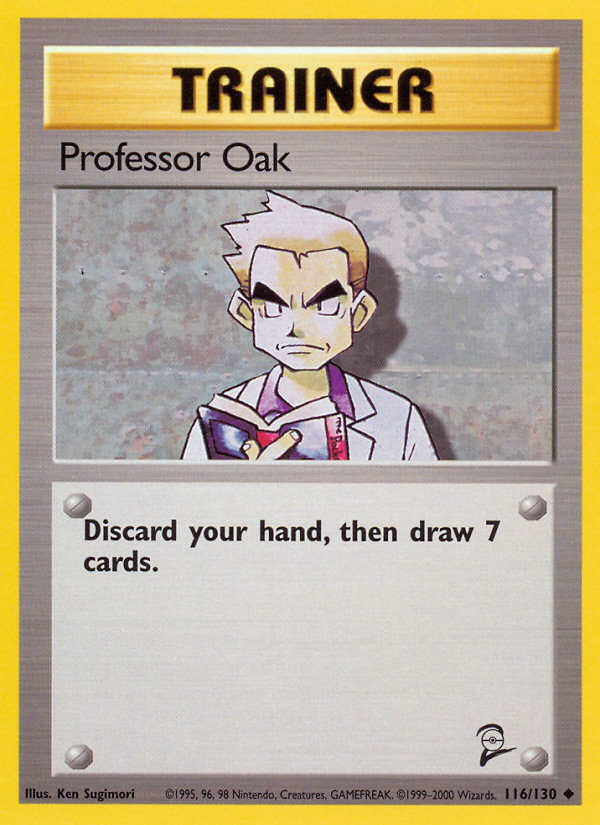 Professor Oak (116/130) [Base Set 2] | The Time Vault CA