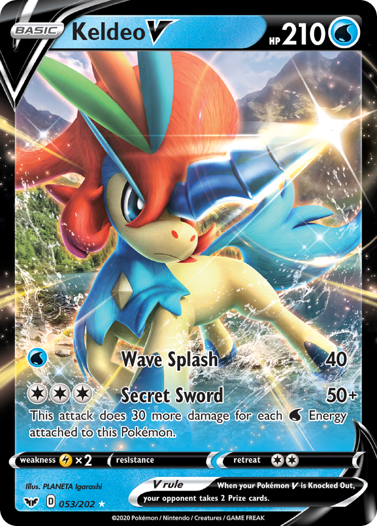 Keldeo V (053/202) [Sword & Shield: Base Set] | The Time Vault CA