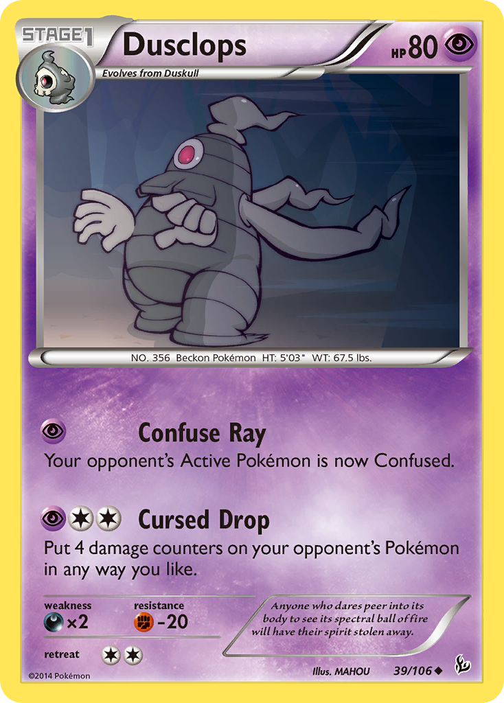 Dusclops (39/106) [XY: Flashfire] | The Time Vault CA