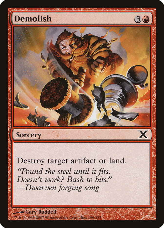 Demolish [Tenth Edition] | The Time Vault CA