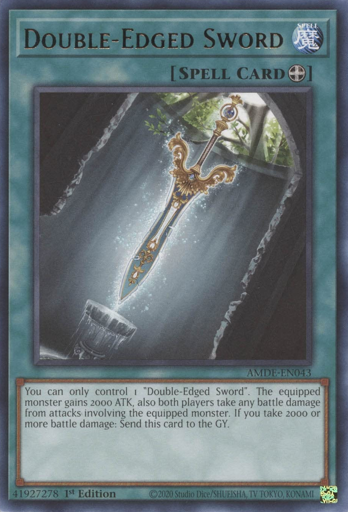 Double-Edged Sword [AMDE-EN043] Rare | The Time Vault CA