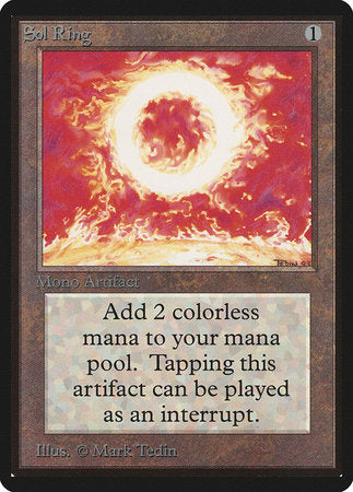 Sol Ring [Limited Edition Beta] | The Time Vault CA