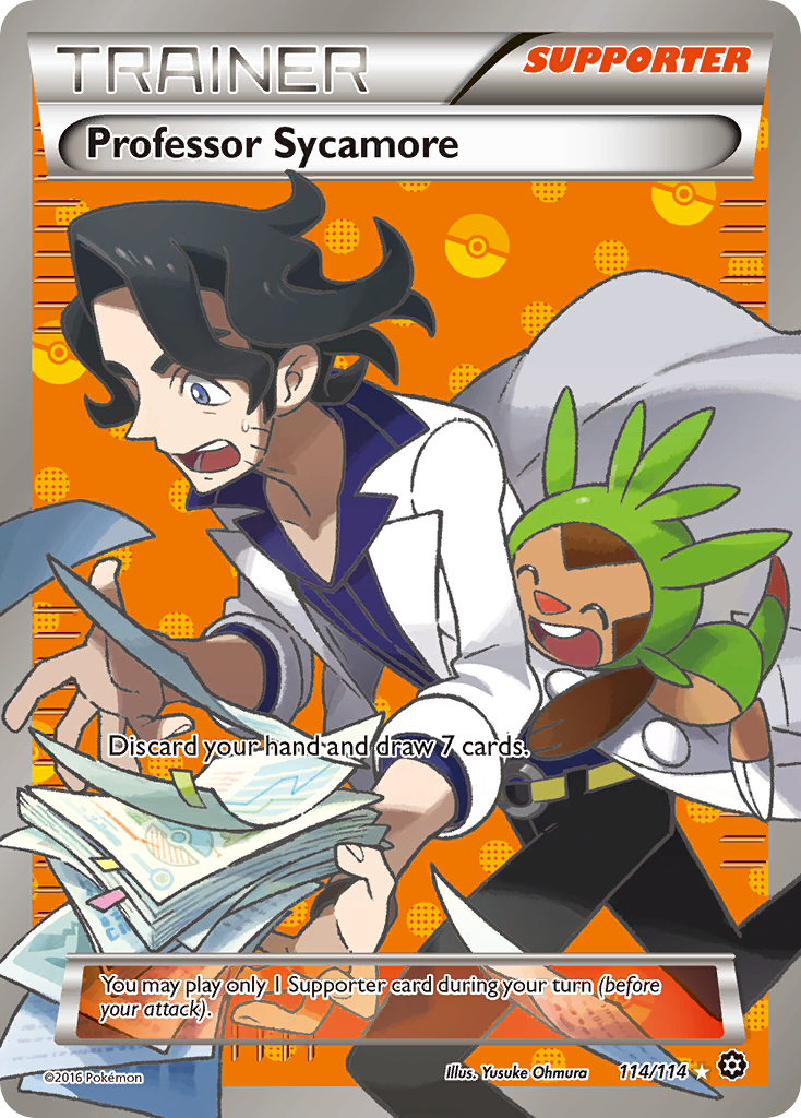 Professor Sycamore (114/114) [XY: Steam Siege] | The Time Vault CA