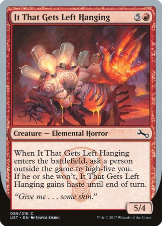 It That Gets Left Hanging [Unstable] | The Time Vault CA