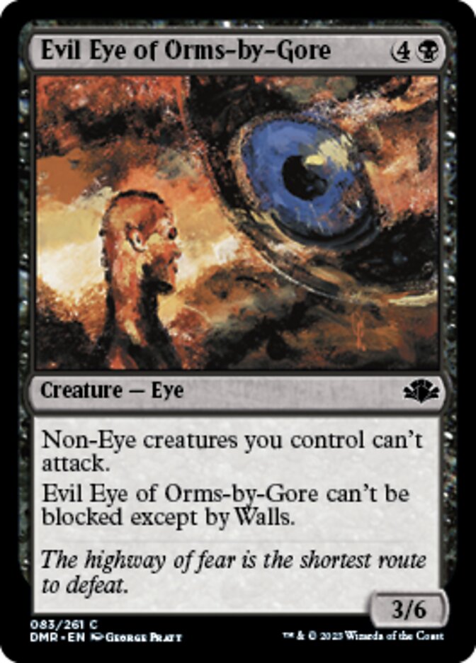 Evil Eye of Orms-by-Gore [Dominaria Remastered] | The Time Vault CA