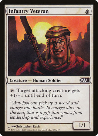 Infantry Veteran [Magic 2011] | The Time Vault CA