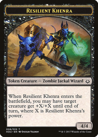 Resilient Khenra Token [Hour of Devastation Tokens] | The Time Vault CA