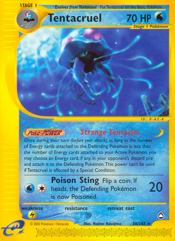 Tentacruel (38/147) [Aquapolis] | The Time Vault CA