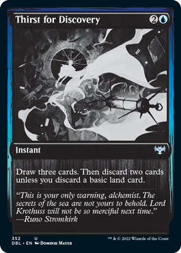 Thirst for Discovery [Innistrad: Double Feature] | The Time Vault CA