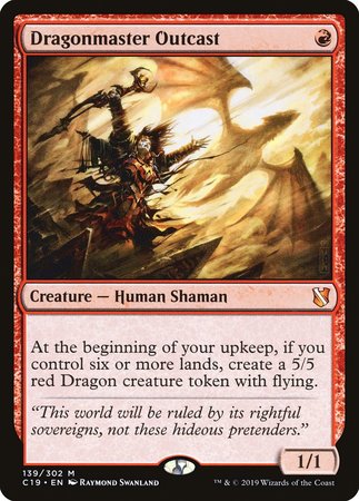 Dragonmaster Outcast [Commander 2019] | The Time Vault CA