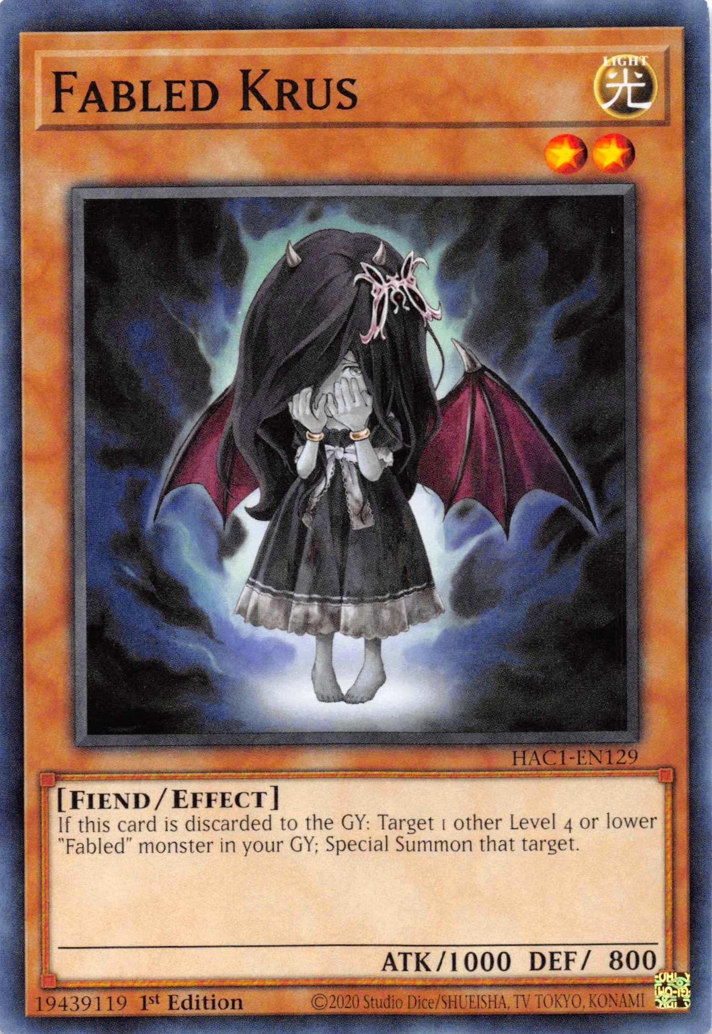Fabled Krus [HAC1-EN129] Common | The Time Vault CA