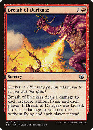 Breath of Darigaaz [Commander 2015] | The Time Vault CA