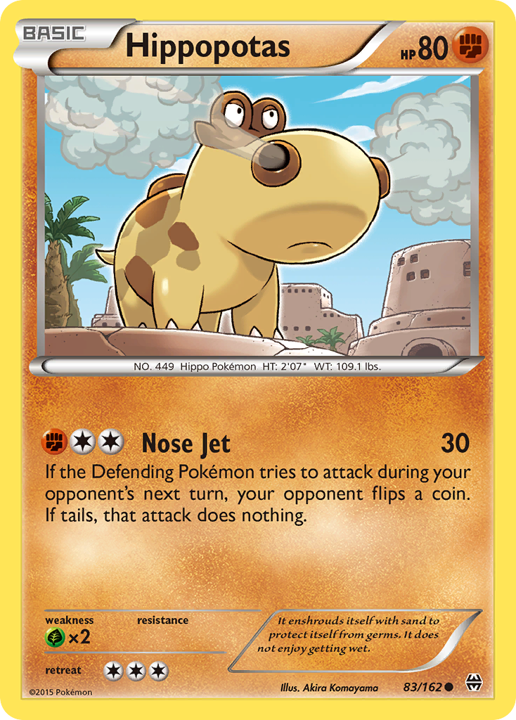 Hippopotas (83/162) [XY: BREAKthrough] | The Time Vault CA