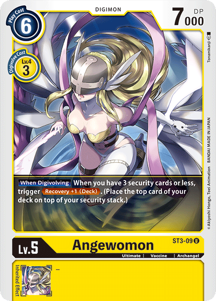 Angewomon [ST3-09] [Starter Deck: Heaven's Yellow] | The Time Vault CA