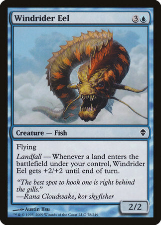 Windrider Eel [Zendikar] | The Time Vault CA