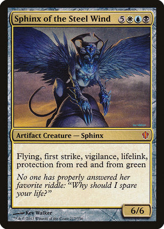 Sphinx of the Steel Wind [Commander 2013] | The Time Vault CA